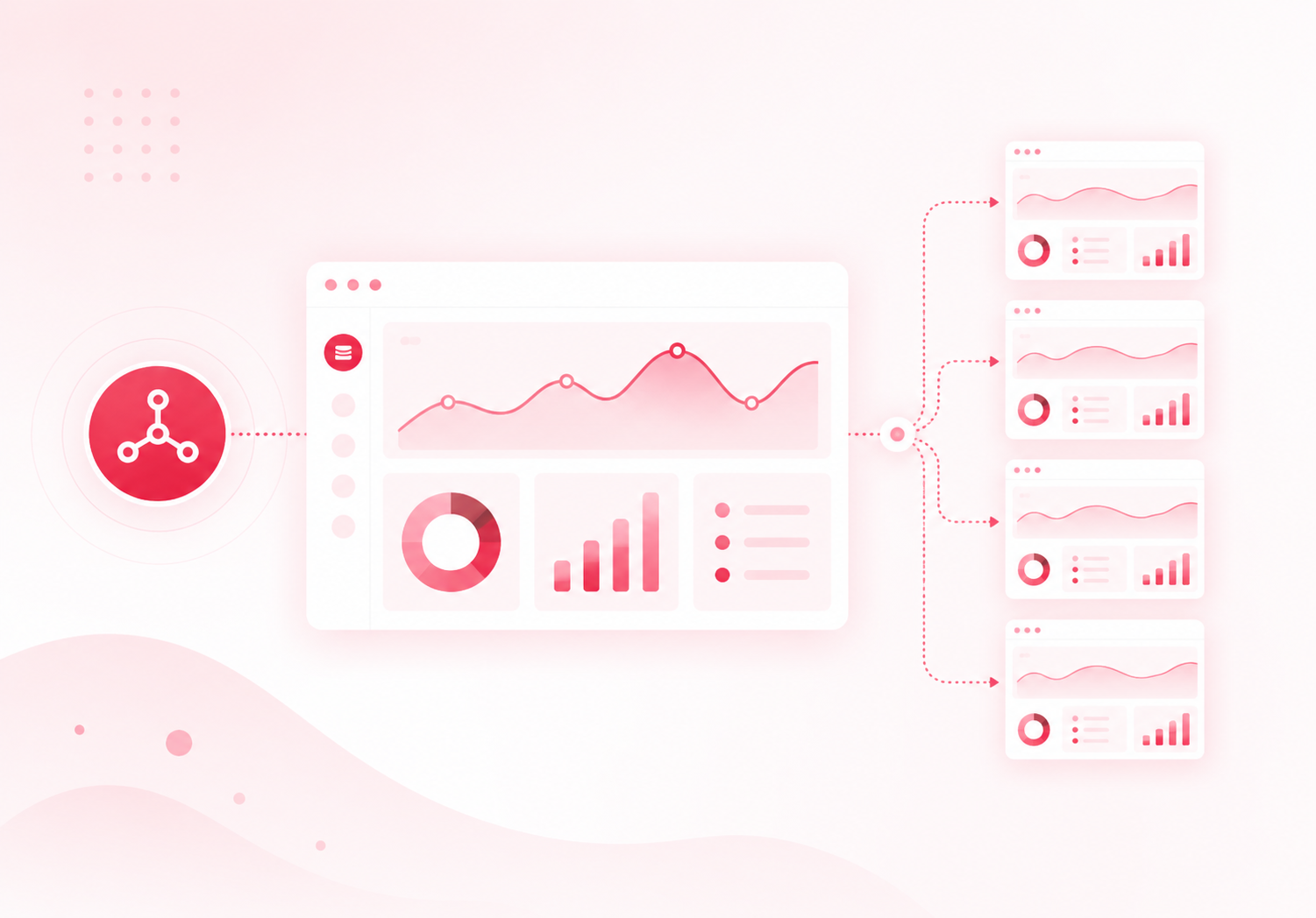 Network-wide analytics dashboard aggregating stats across a WordPress Multisite